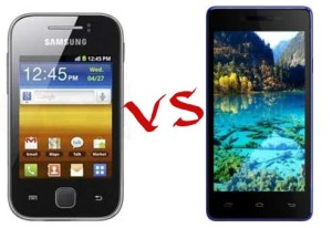 Samsung Galaxy Y s5360 Vs Micromax Canvas Fun A74